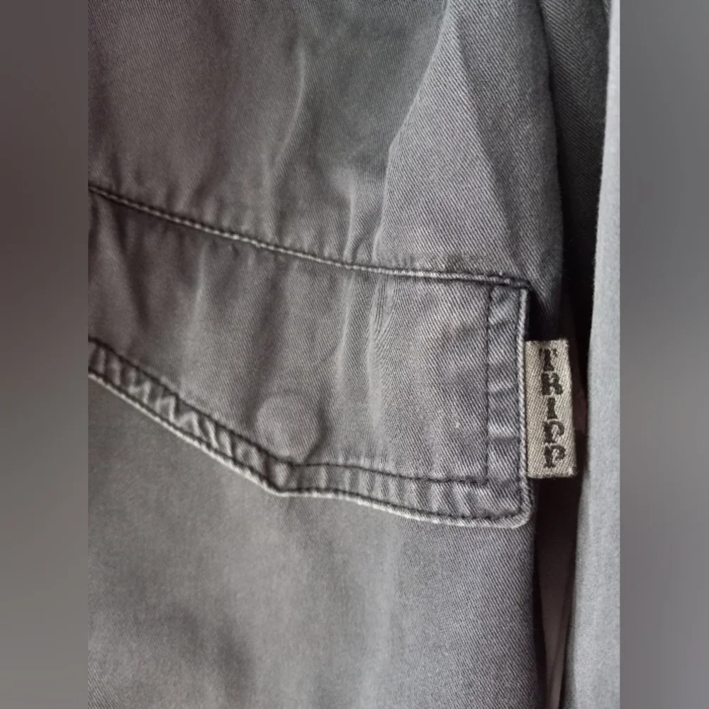 Vintage tripp nyc military goth super rare grey wash jacket! EUC! - Picture 5 of 9